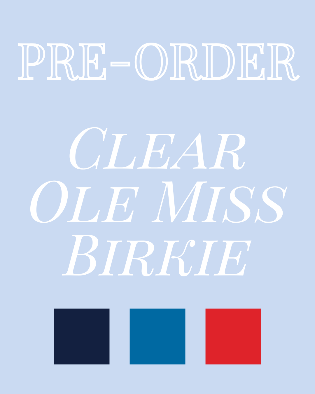 The Clear Birkie - Ole Miss