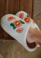 Citrus Cozy Slippers