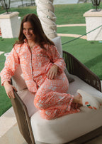 Orange Blossom Pajama Set