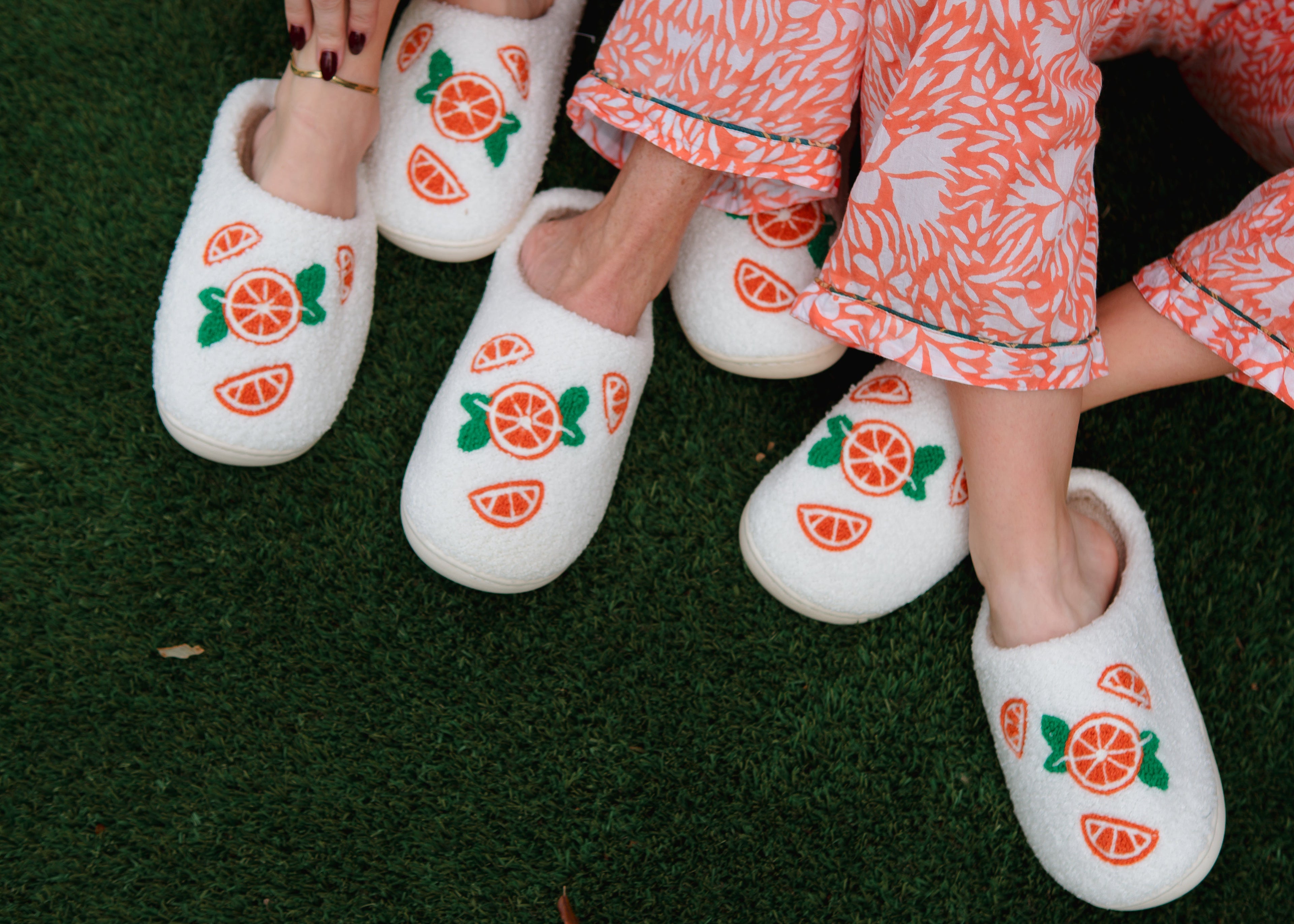Citrus Cozy Slippers