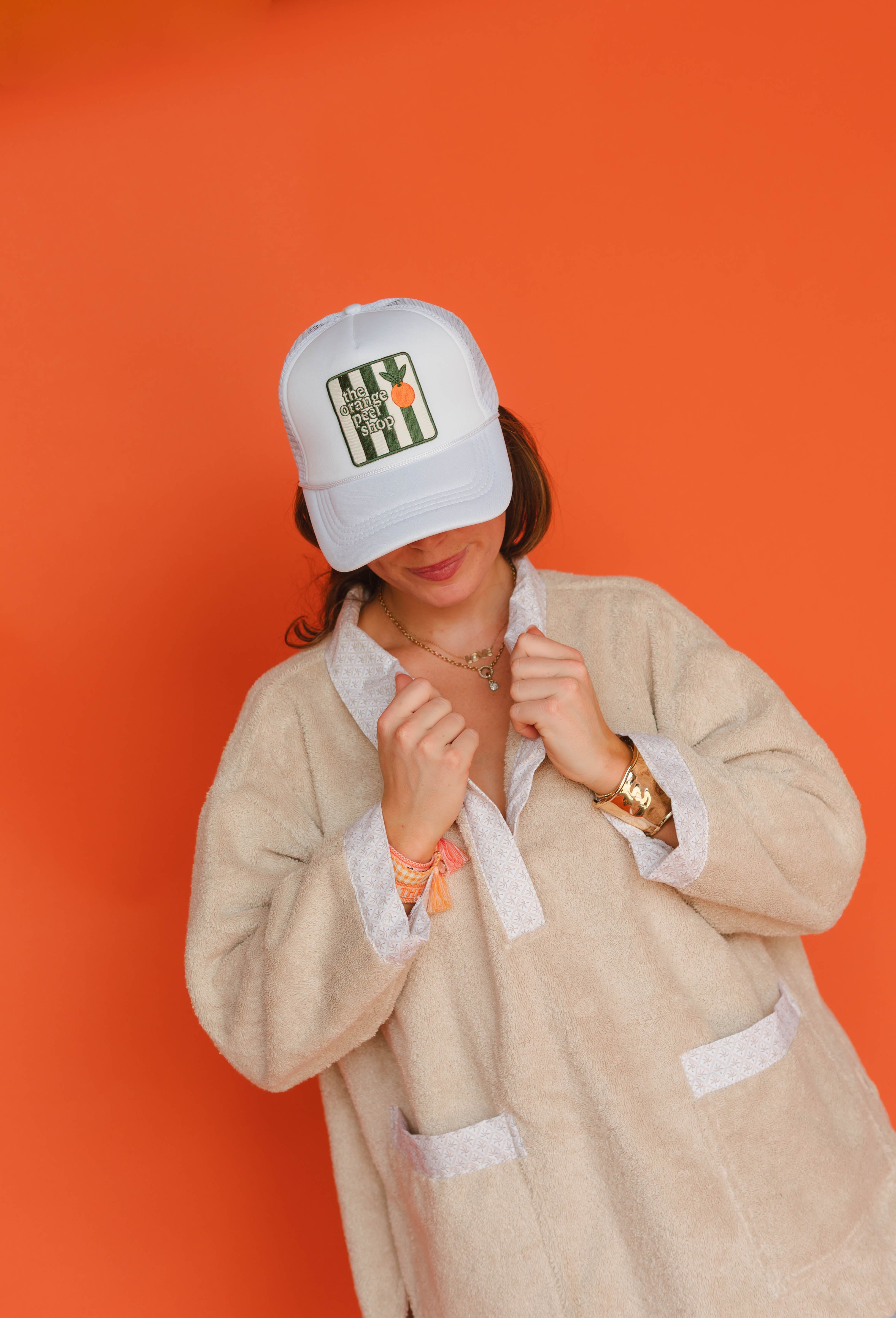 White Trucker Hat