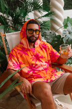 Pink Palm Hoodie