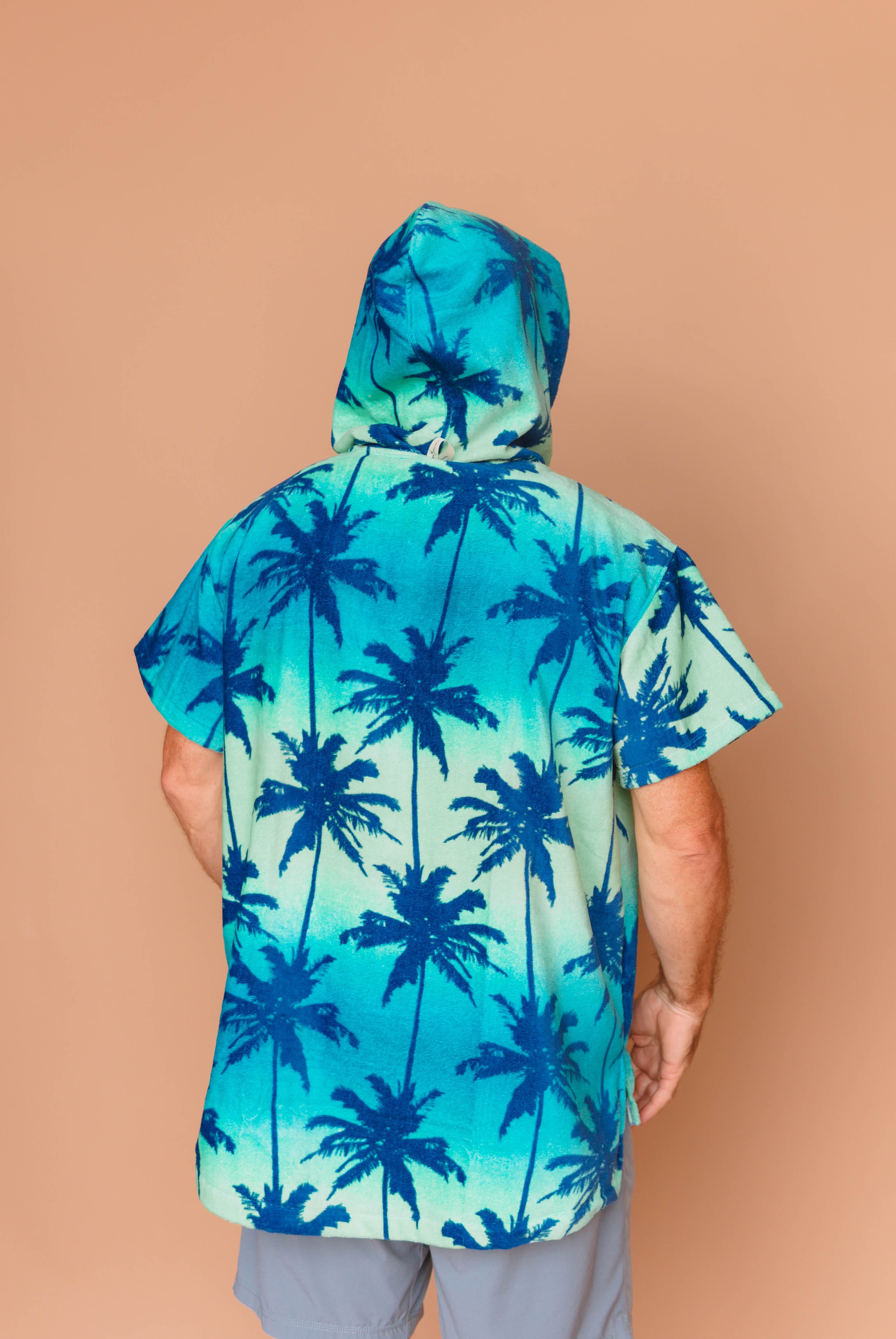 Blue Palm Hoodie