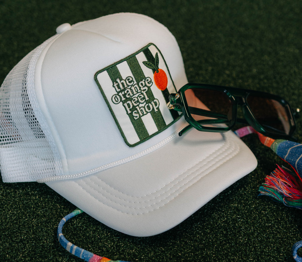 White Trucker Hat