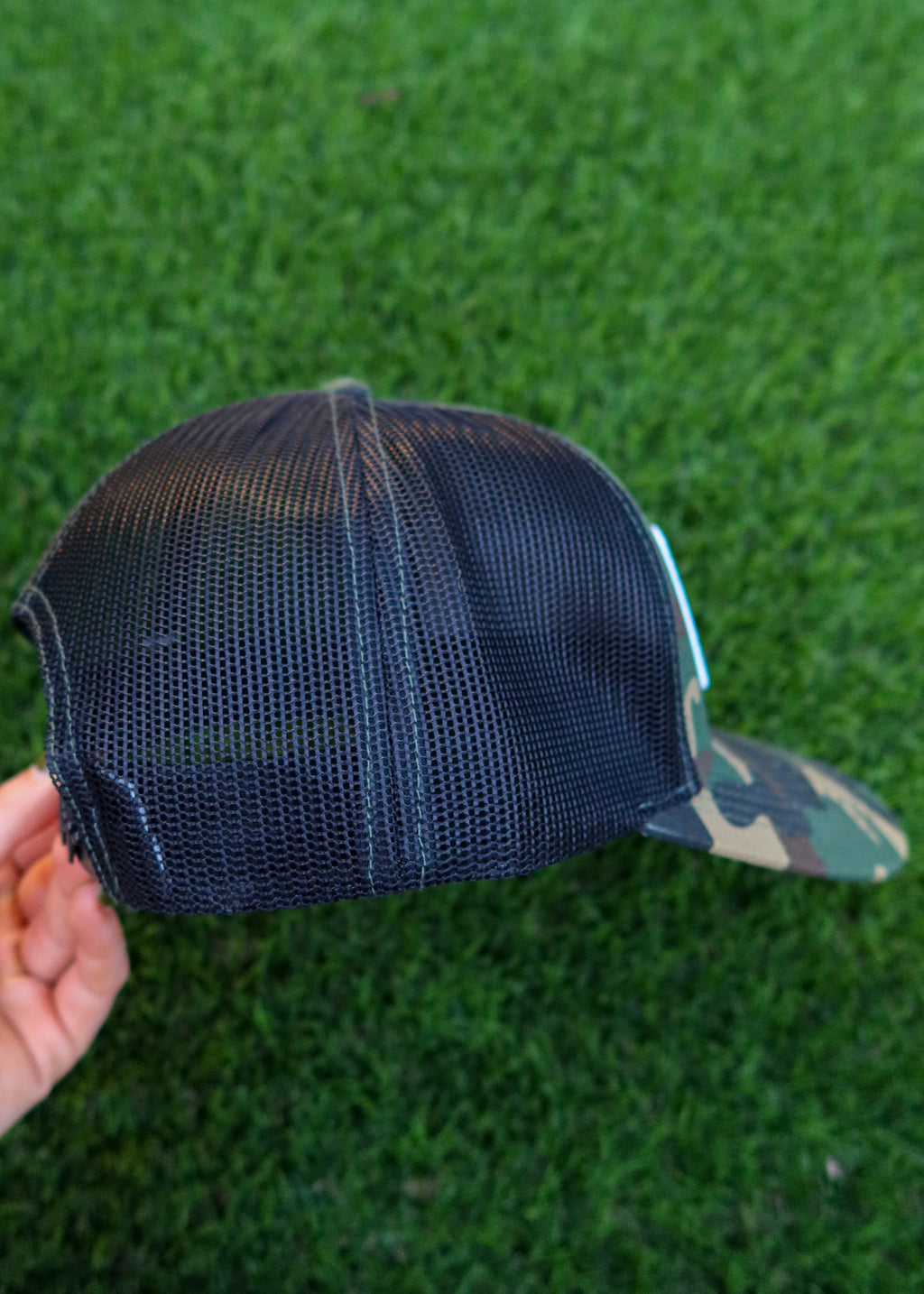 Camo Mesh Trucker Hat