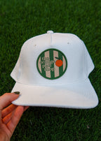 White Corduroy Trucker Hat