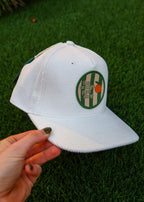 White Corduroy Trucker Hat