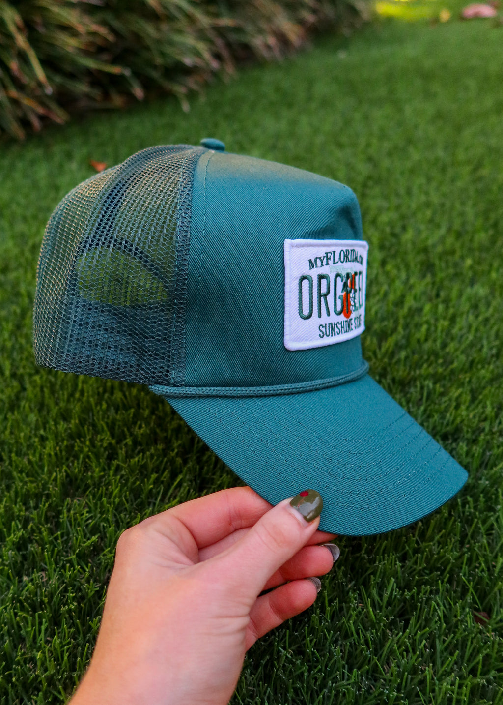 License Plate Mesh Trucker Hat