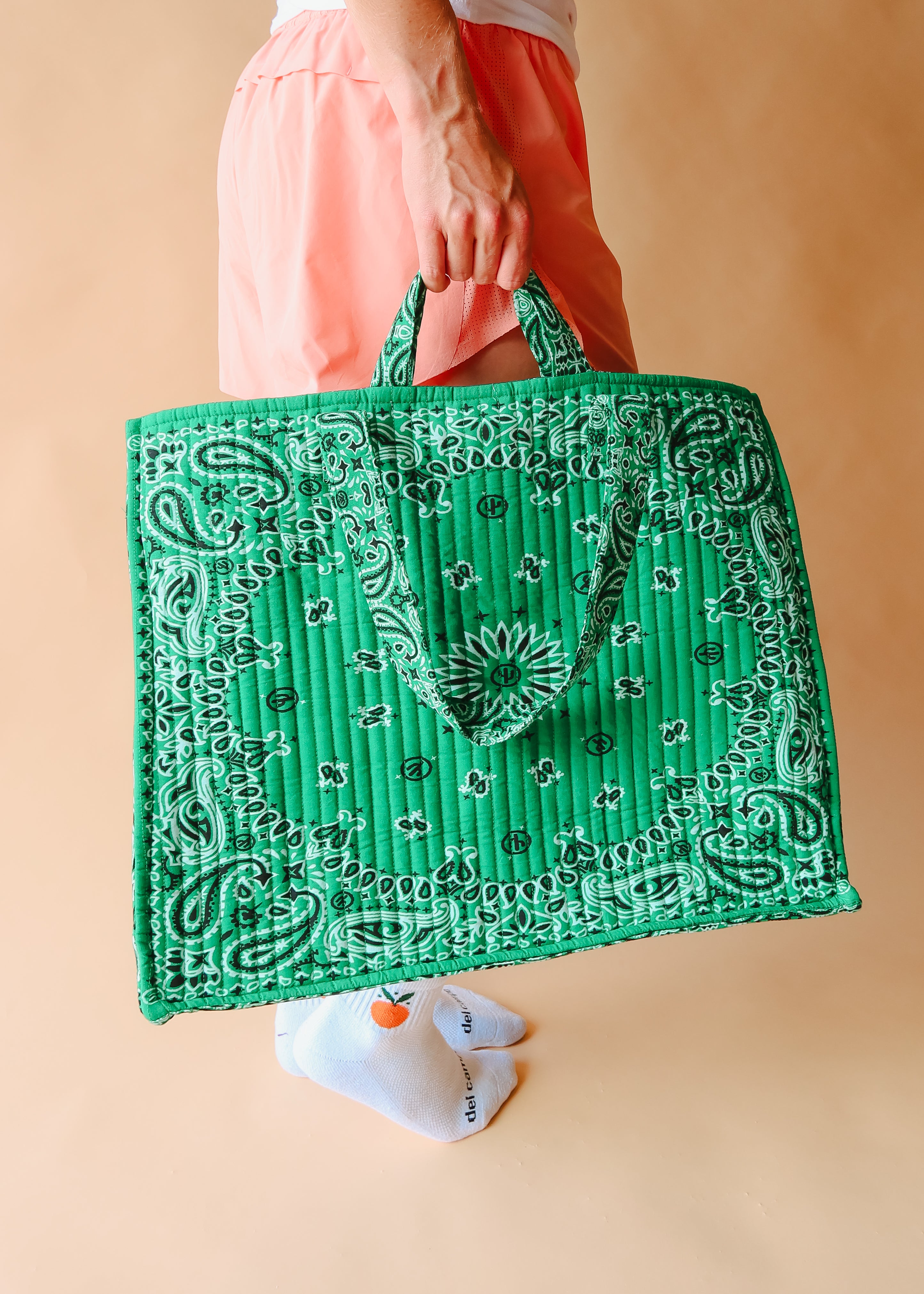 Green Bandana Tote