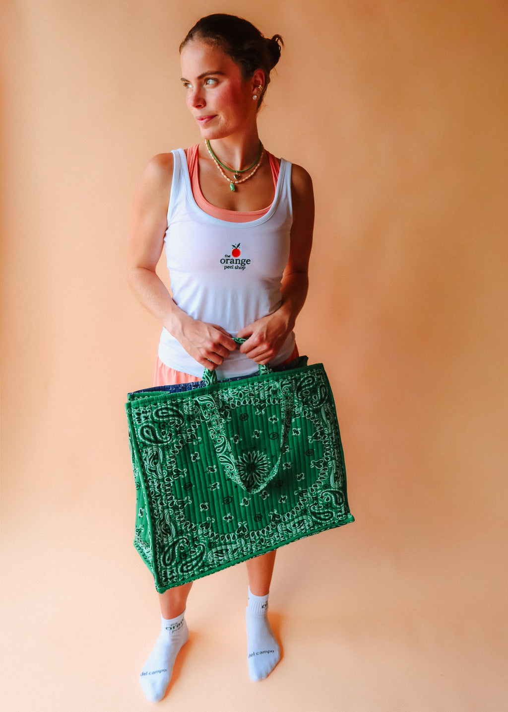 Green Bandana Tote