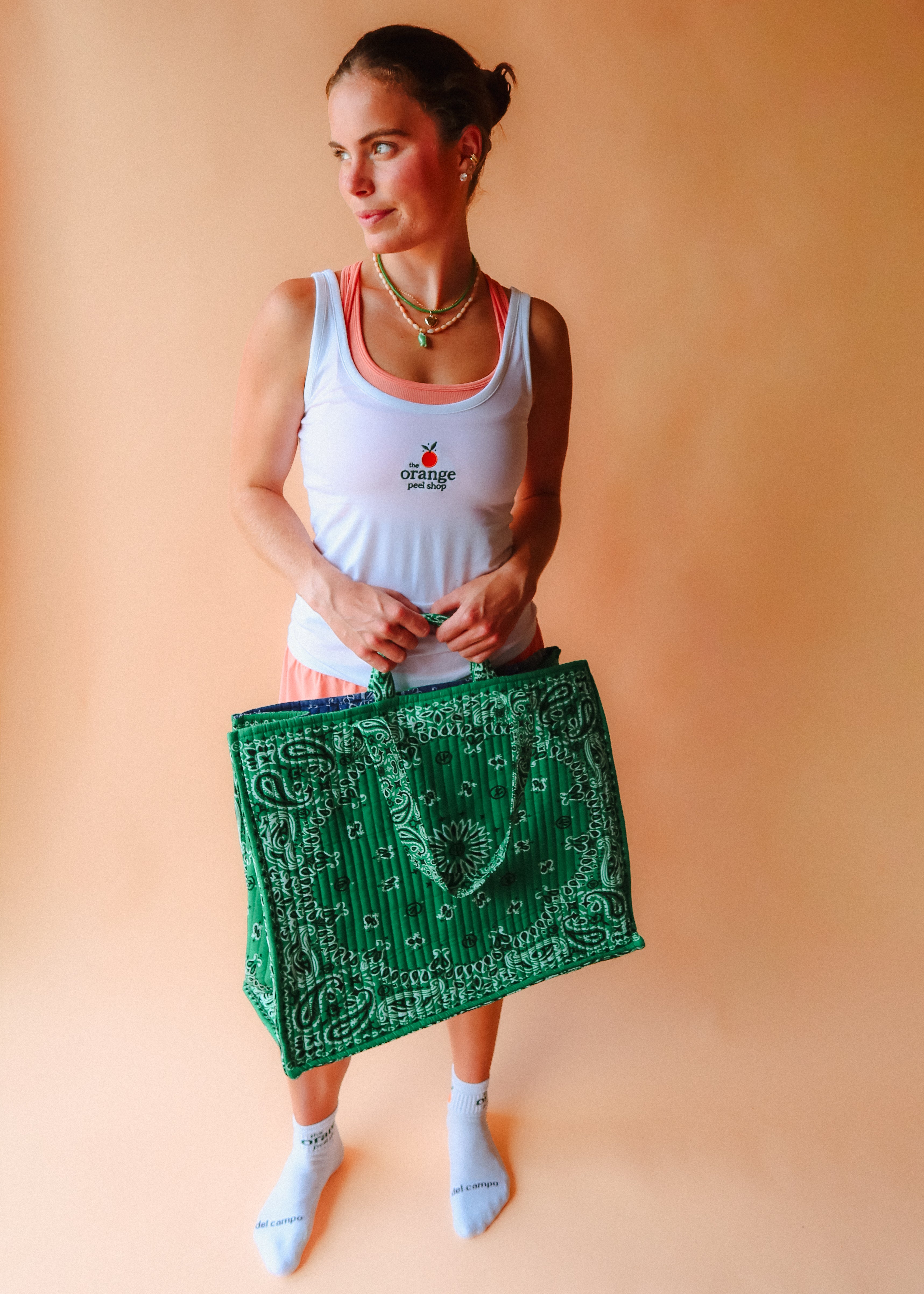 Green Bandana Tote