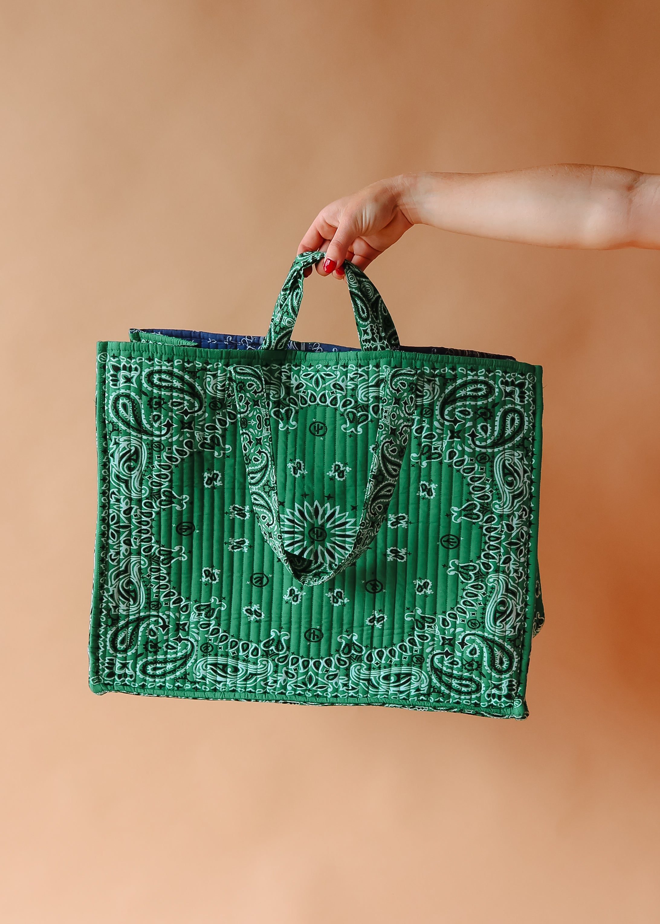 Green Bandana Tote