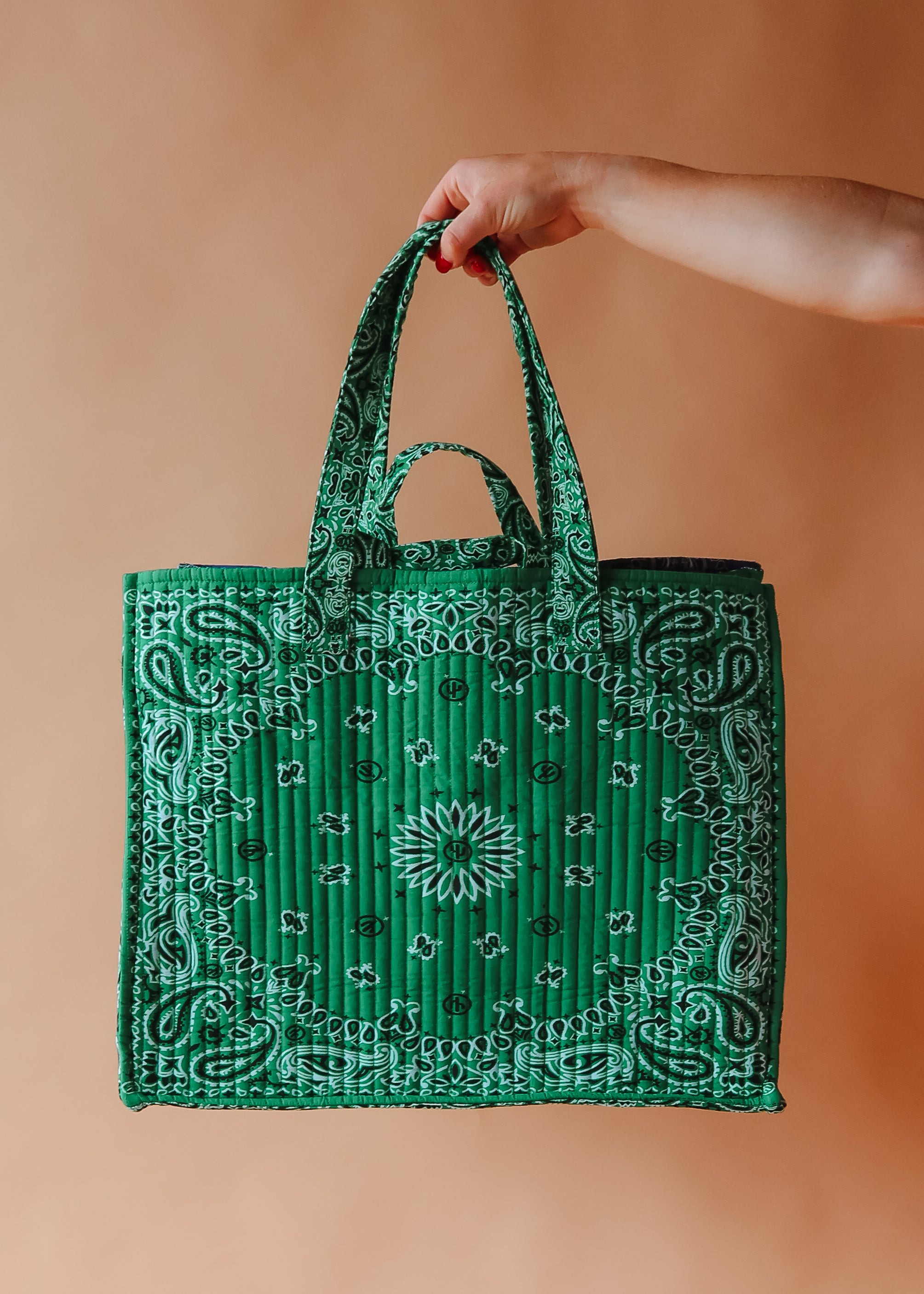 Green Bandana Tote