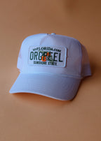 White License Plate Trucker Hat