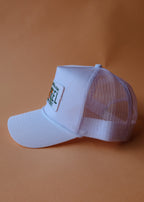 White License Plate Trucker Hat