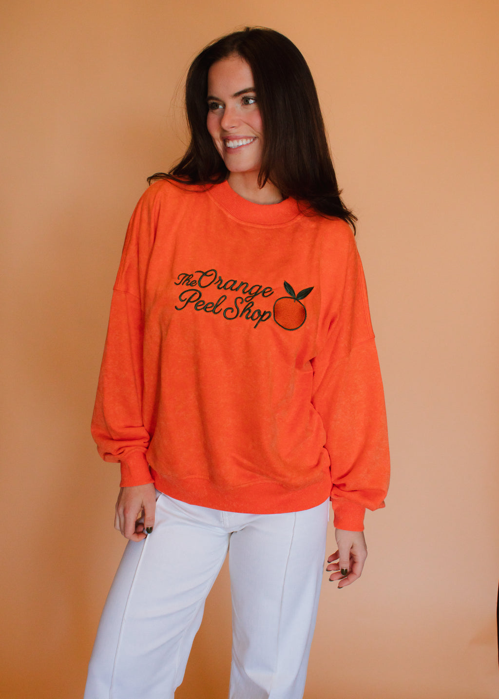 Vintage Embroidered Crew Neck