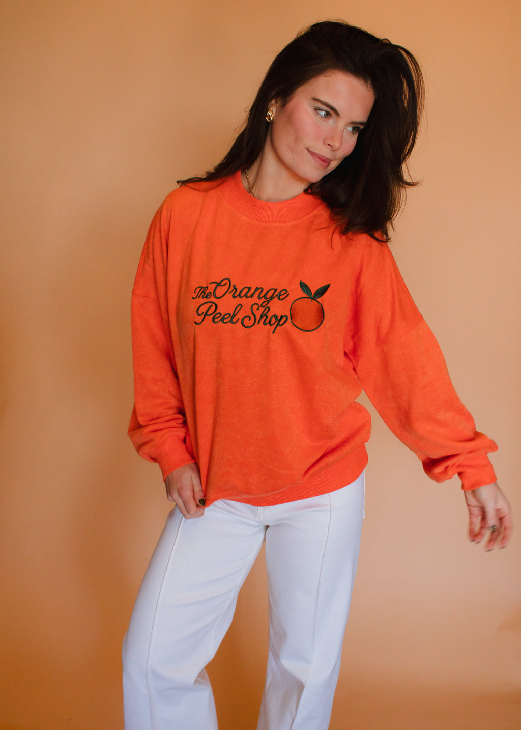 Vintage Embroidered Crew Neck