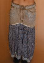The Wildflower Denim Skirt