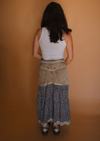 The Wildflower Denim Skirt