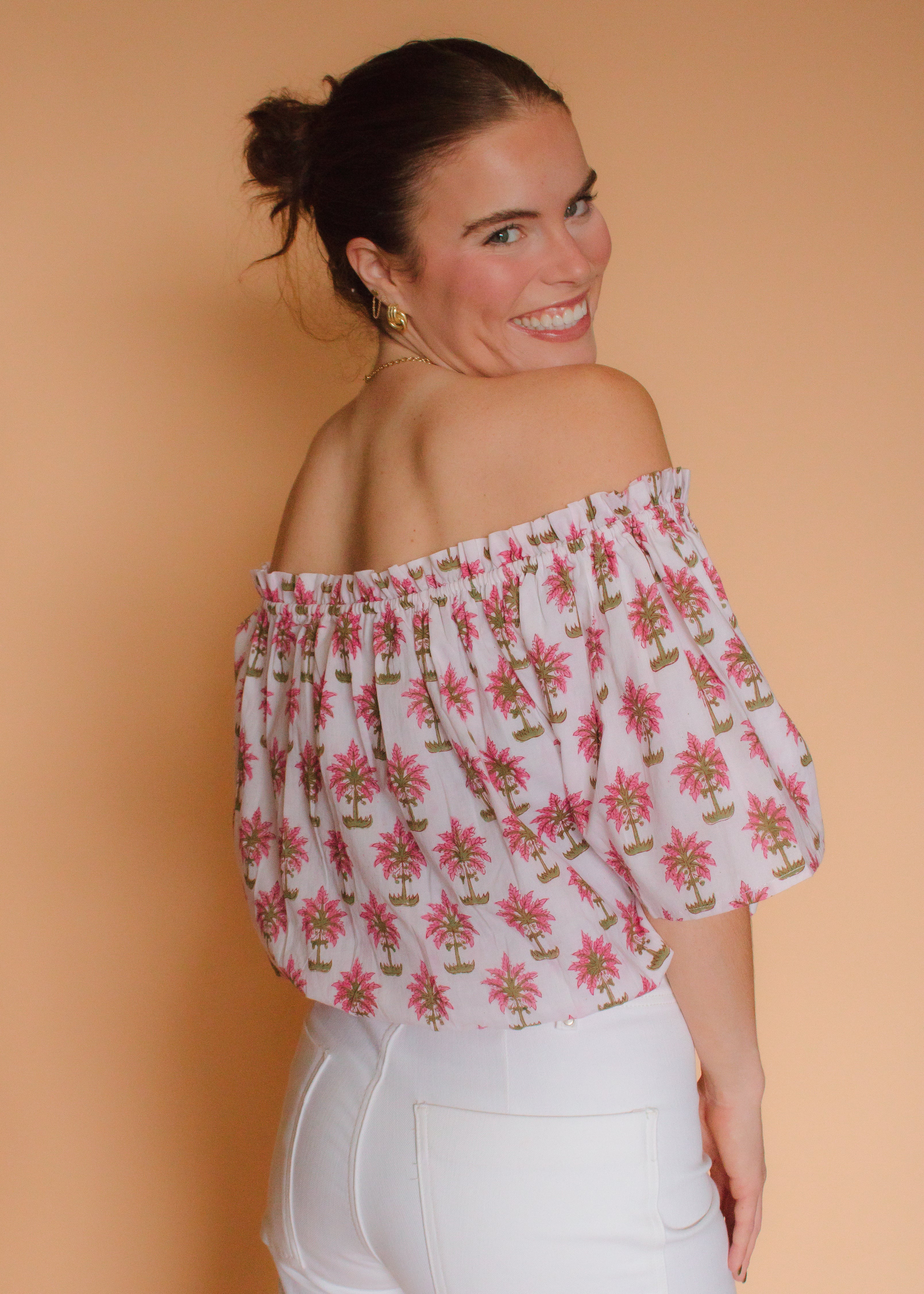 The Demi Top - Palm