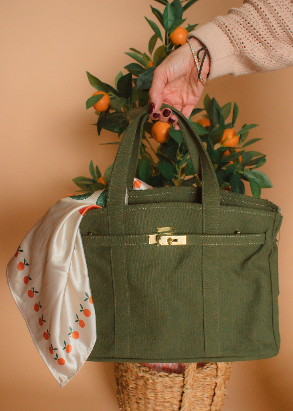 The Canvas Birkie - Olive Green
