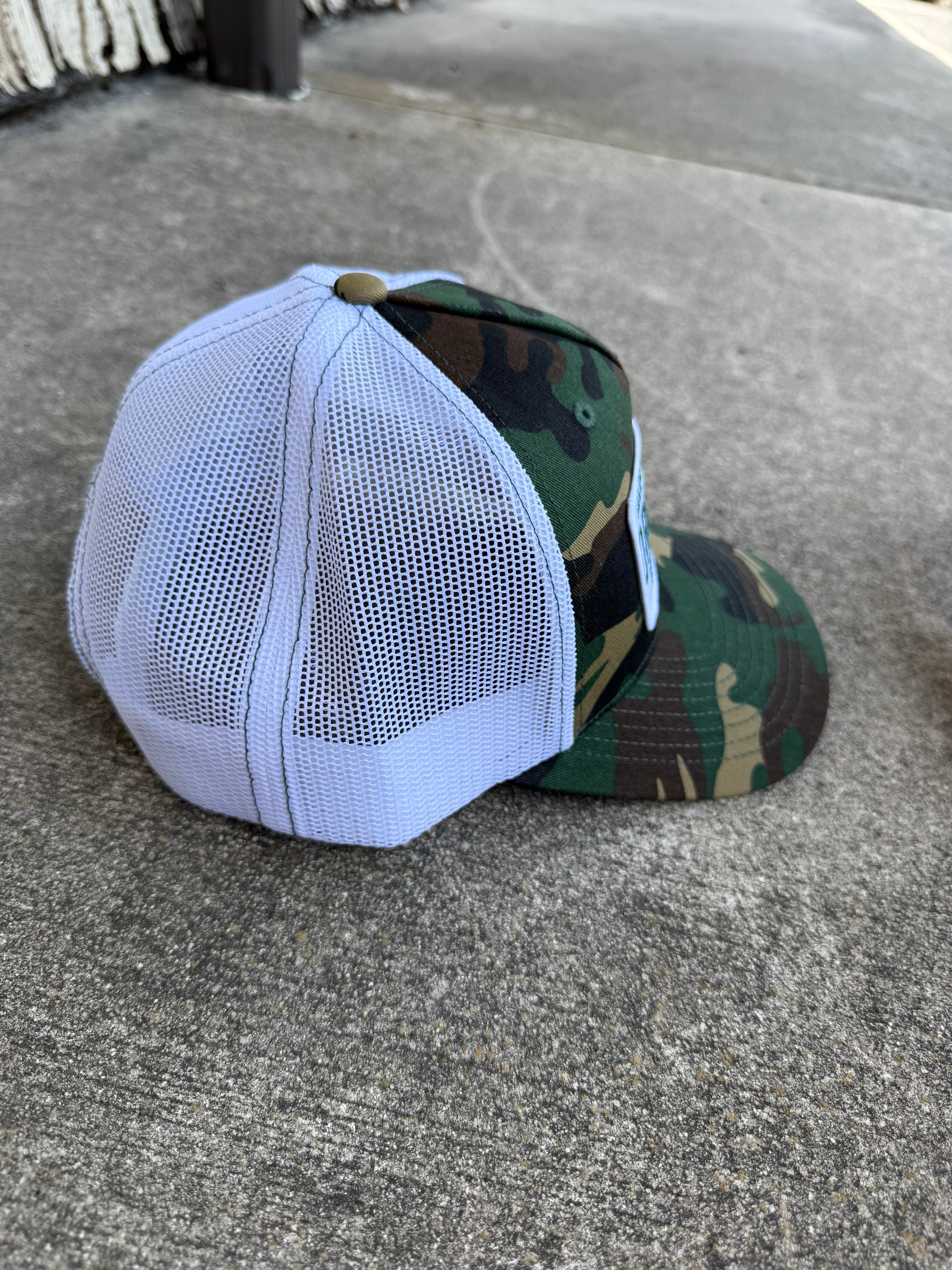 White Camo Trucker Hat