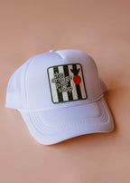 White Trucker Hat