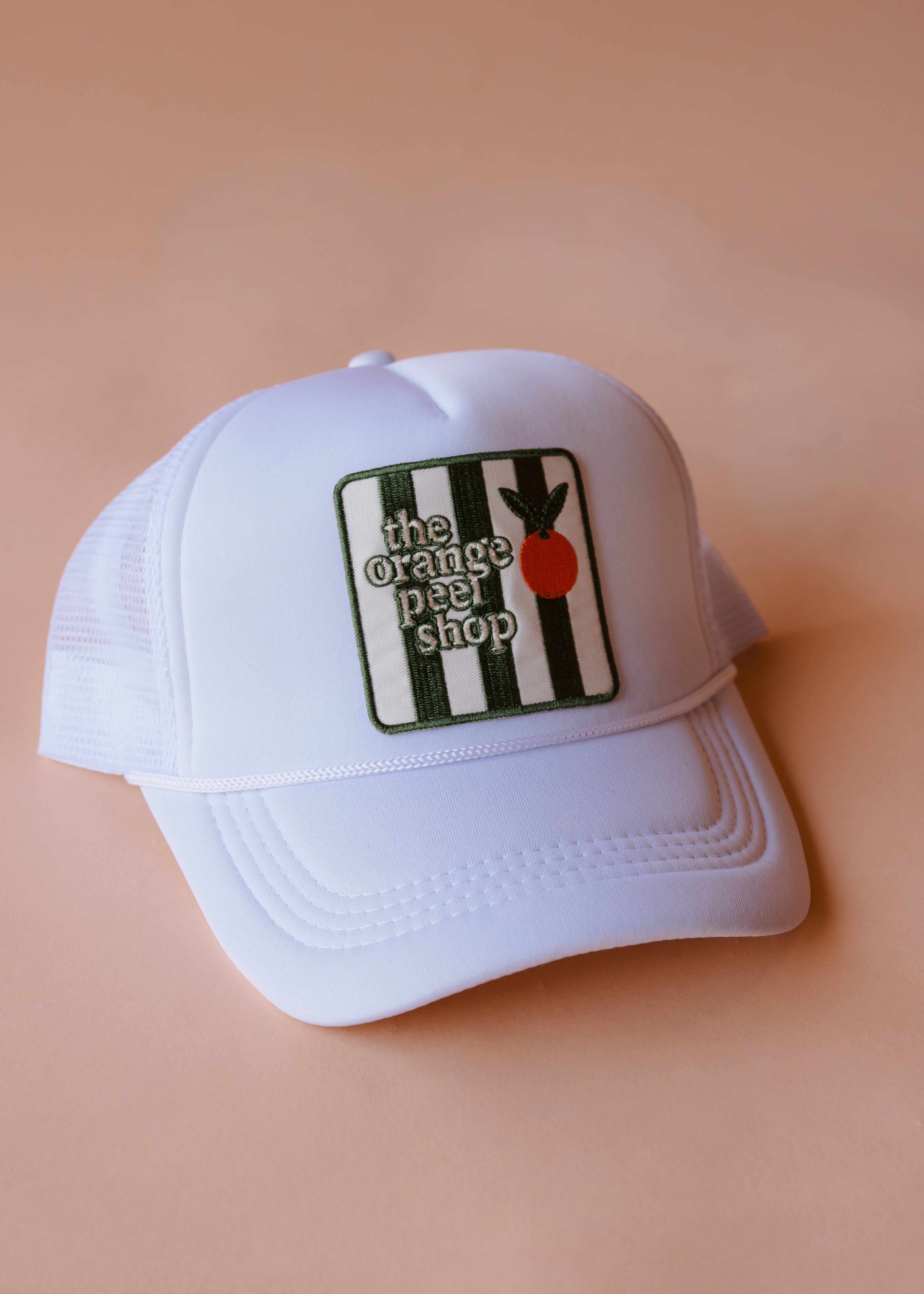 White Trucker Hat