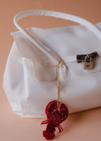 Lobster Beaded Bag Charm