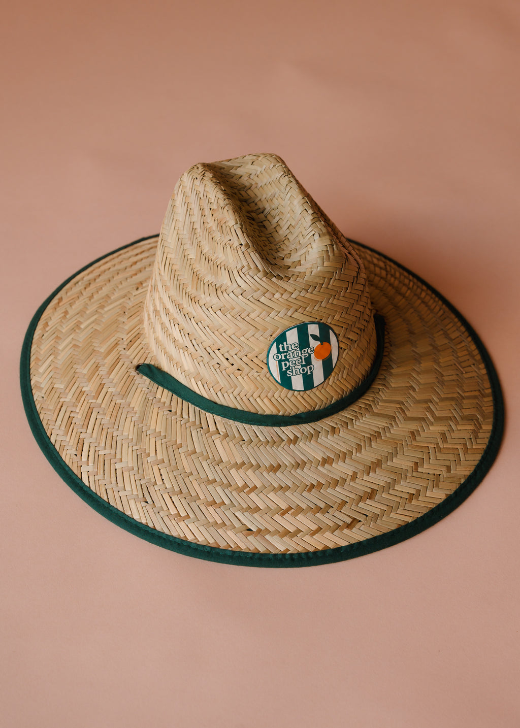 Orange Peel Straw Sunhat