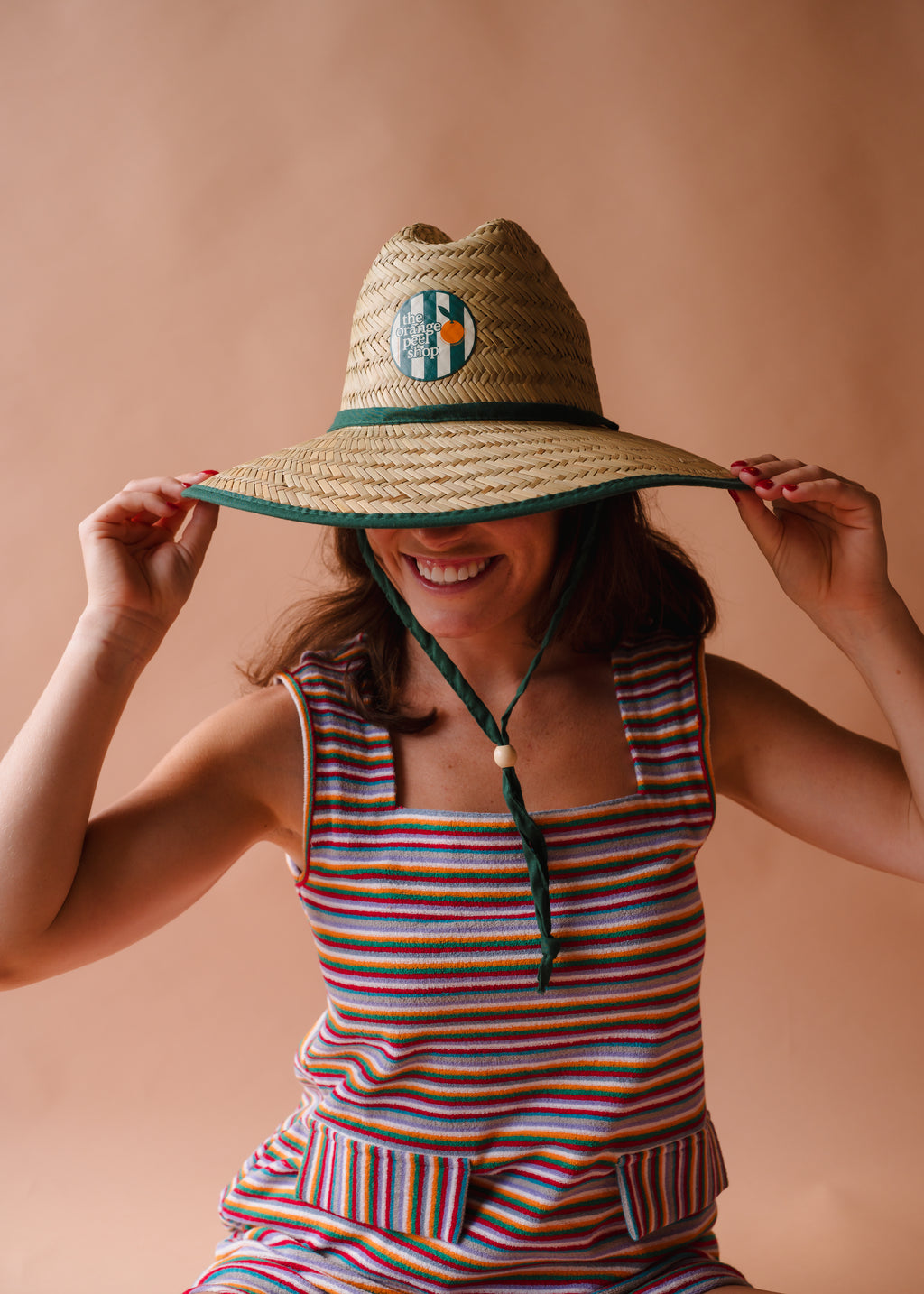 Orange Peel Straw Sunhat