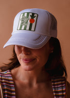 White Trucker Hat