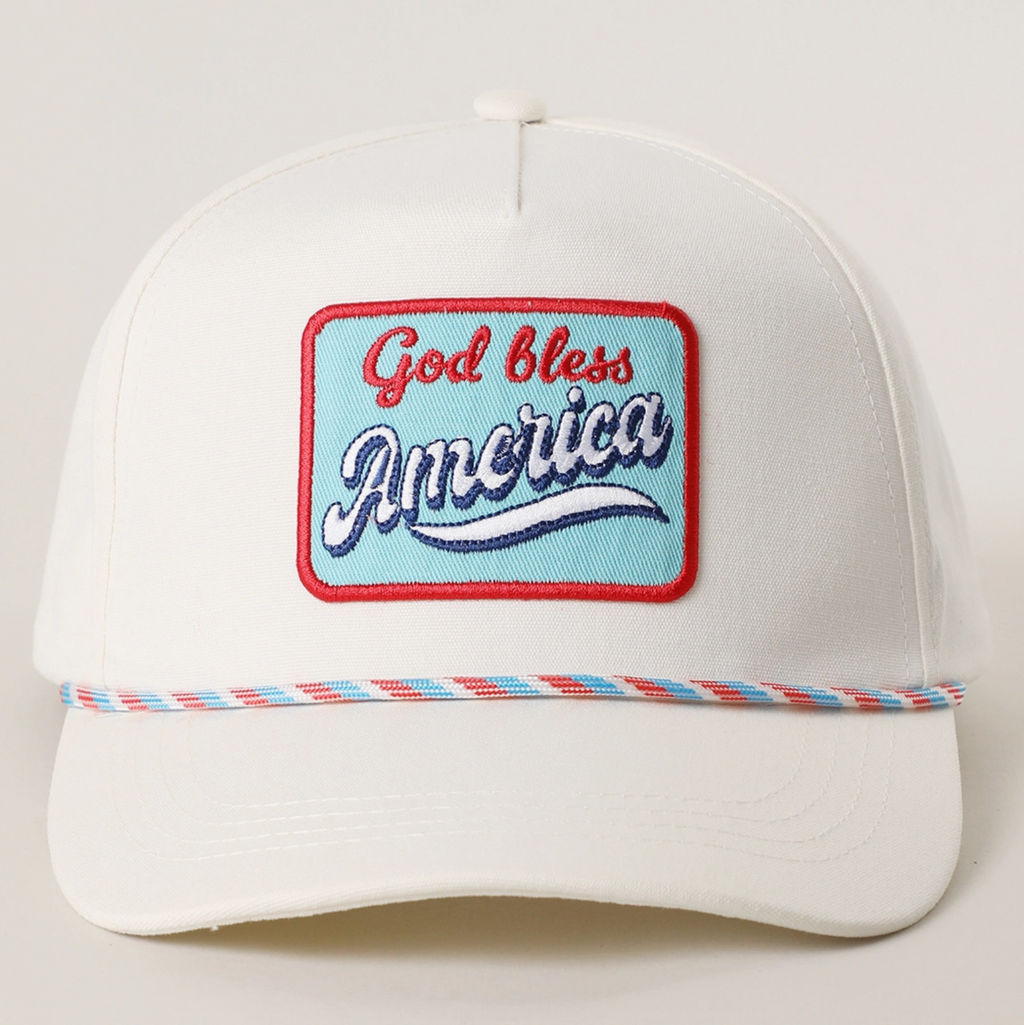 God Bless America Trucker Hat