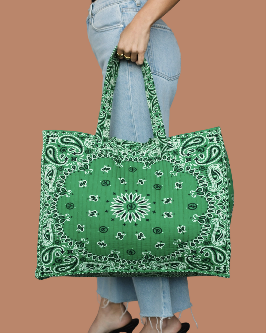 Green Bandana Tote