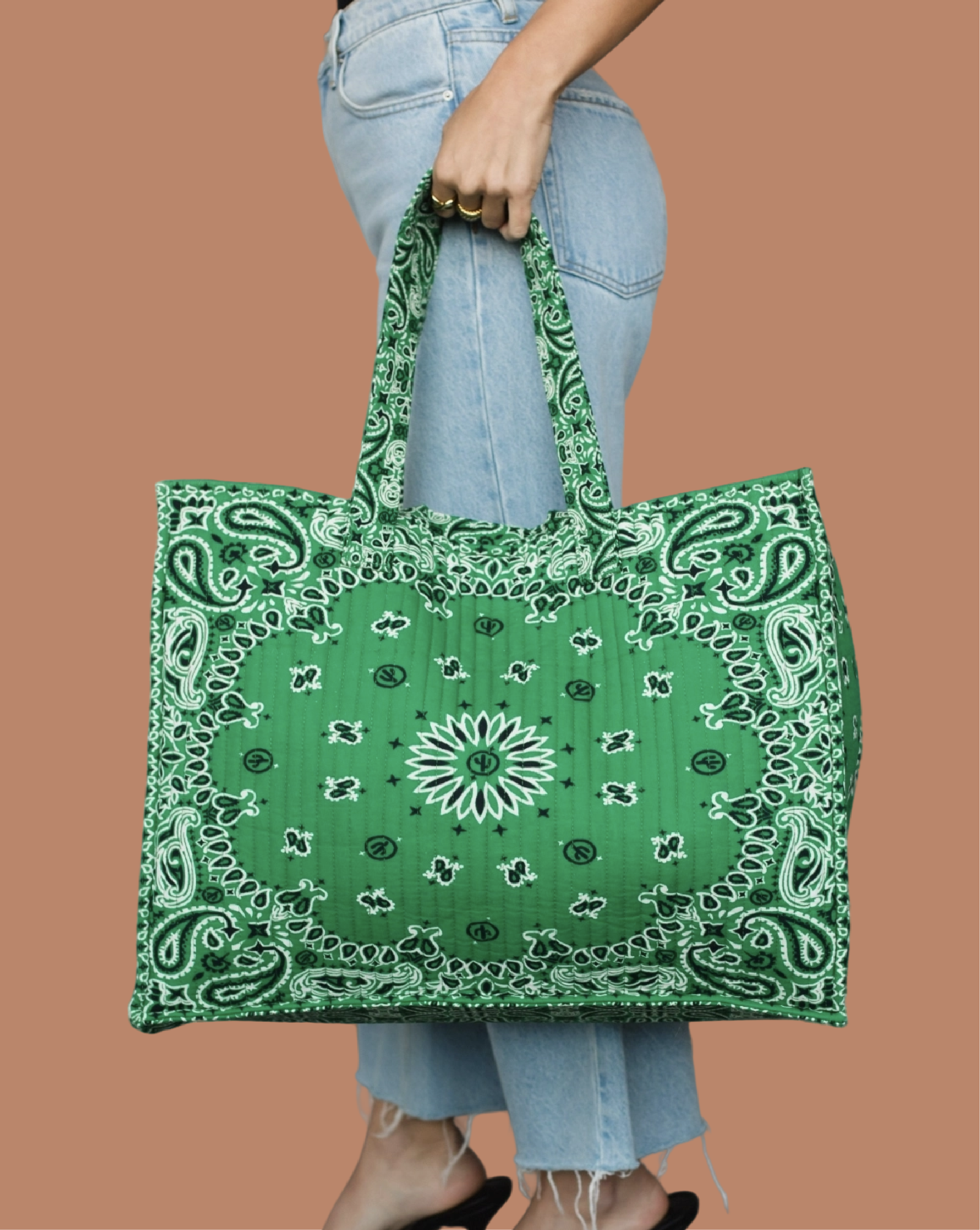 Green Bandana Tote