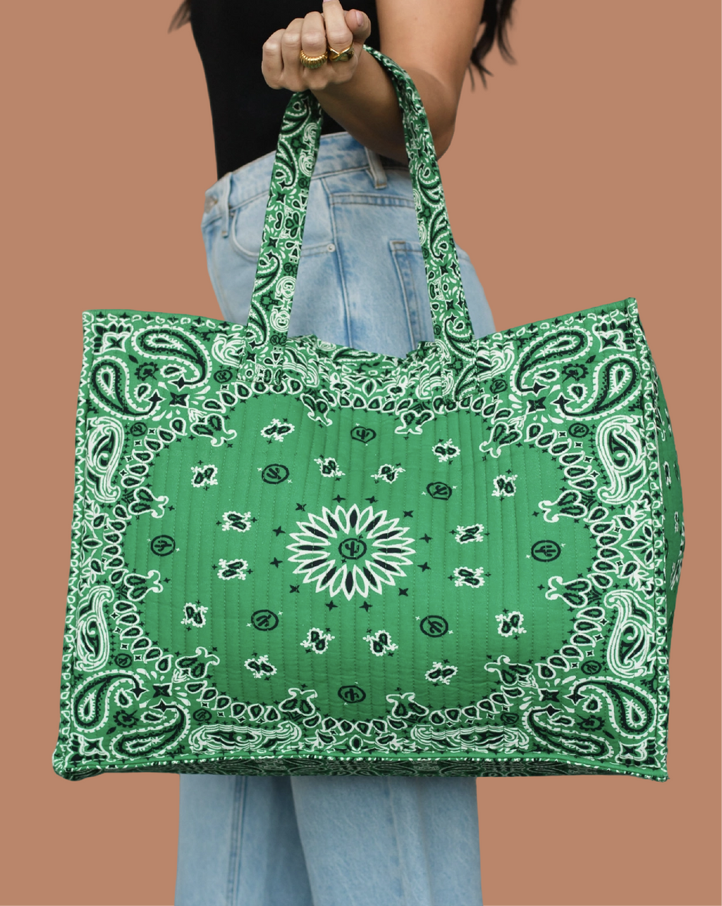 Green Bandana Tote