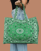 Green Bandana Tote