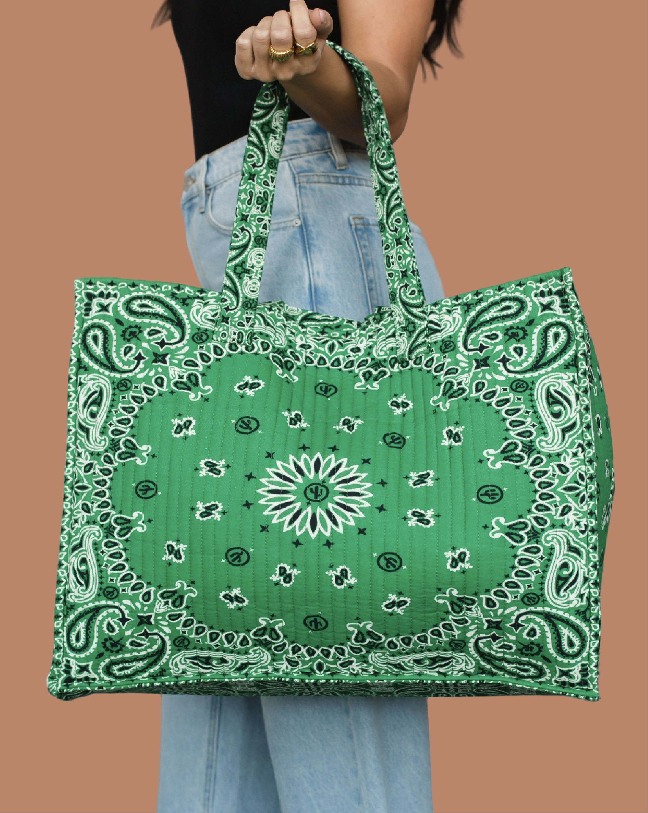 Green Bandana Tote